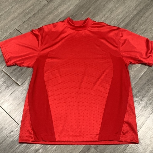 Nike Golf Vintage Red Vented Short Sleeve Athletic Shirt size L - Picture 9 of 13